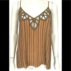 Boyod S Beaded Cutout Party Cami